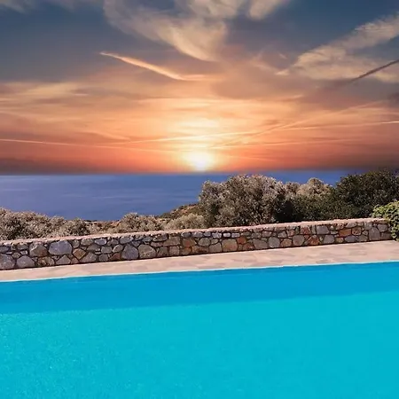 Villa Mavri Ruhige Private Pool Villa, Meerblick Agia Paraskevi  Exteriér fotografie