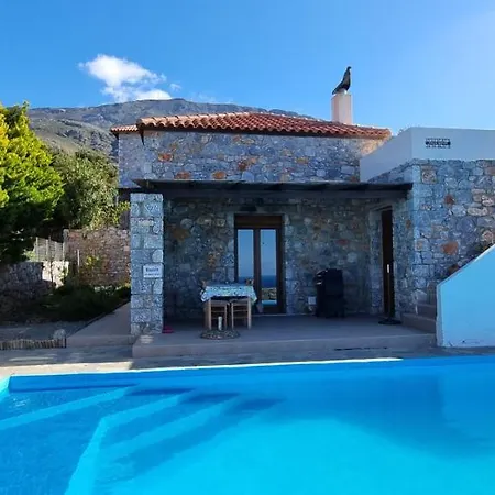 Villa Mavri Ruhige Private Pool Villa, Meerblick Agia Paraskevi  Exteriér fotografie